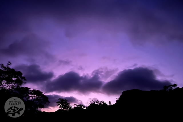 Saint Helena. True colors at sunset, above Sandy Bay. Saint Helena. True colors at sunset, above Sandy Bay.