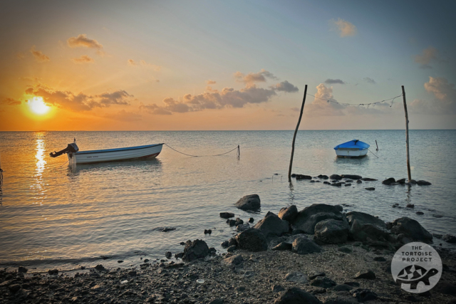 Sunset over Rodrigues.