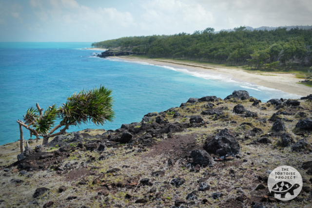 East coast of Rodrigues — rugged.