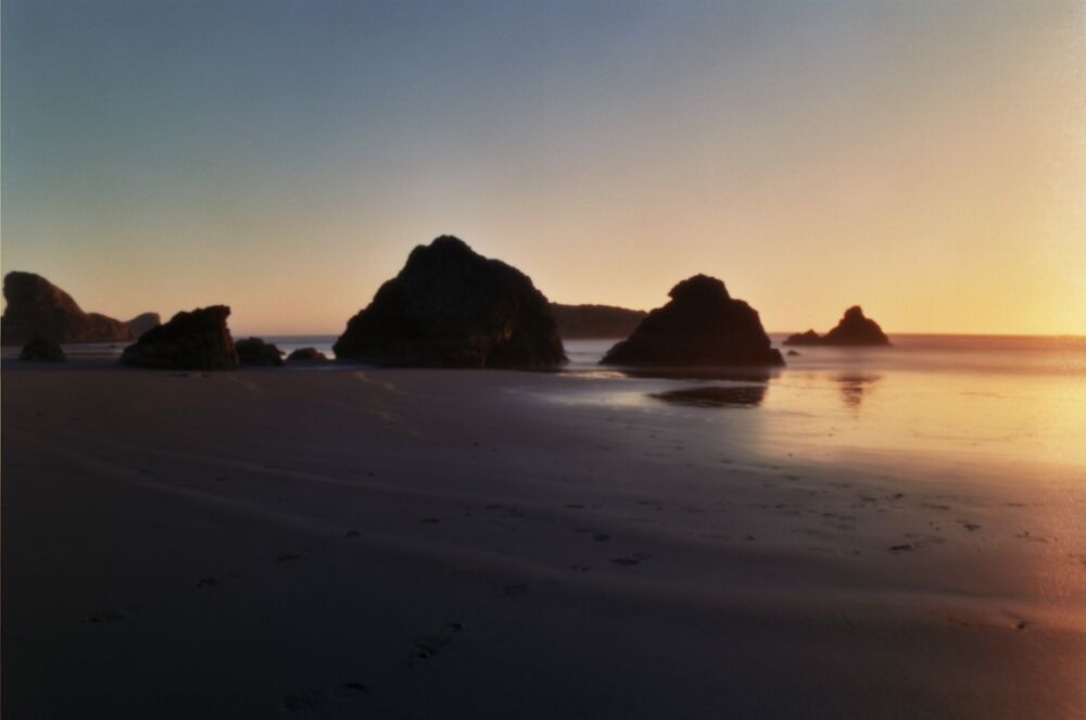 Rock formations at Meyers Beach, Oregon. Rock formations at Meyers Beach, Oregon.